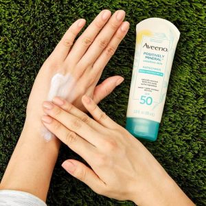 Lotion or gel-type sunscreens
